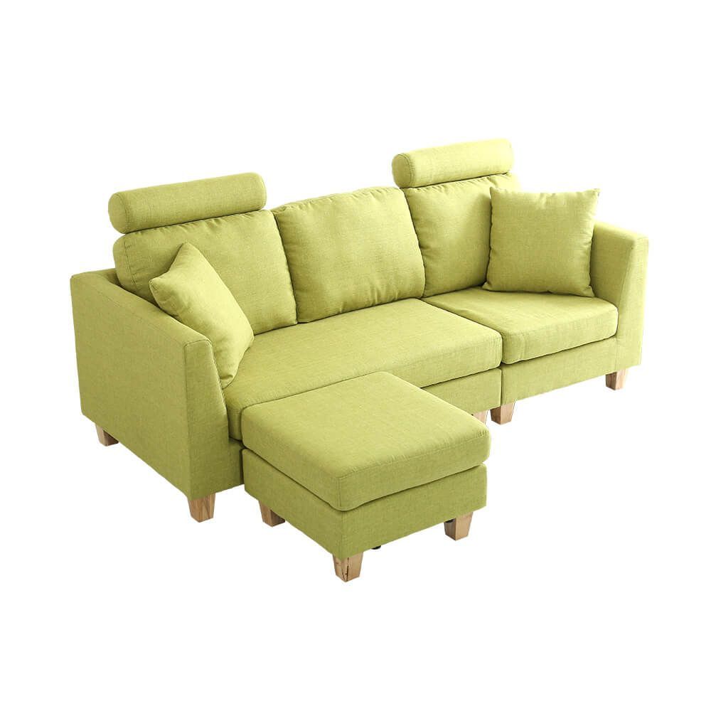 ヤマダオリジナル 左カウチソファ ホワイト YCS15003WH 良品中古 直接