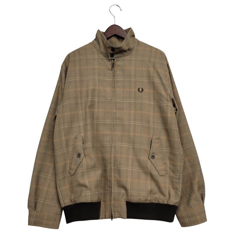 glamb フレッドチェックジョッパーズ/Fred check jodhpurs 中古品】FRED PERRY フレッドペリー GUN CLUB CHECK HARRINGTON