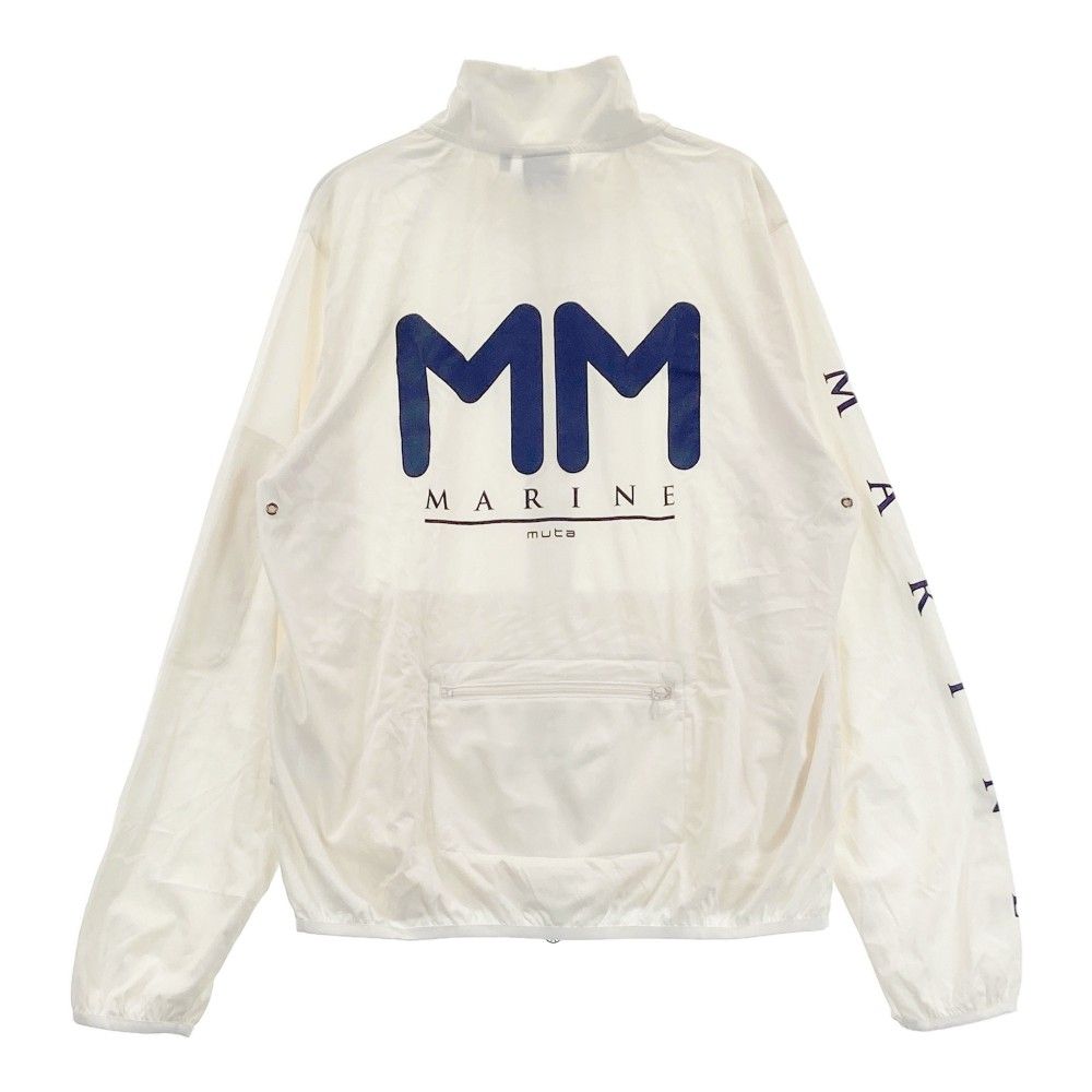muta marine レディースジャケット サイズ：M MUTA MARINE ムータマリン パッカブル ジャケット ホワイト