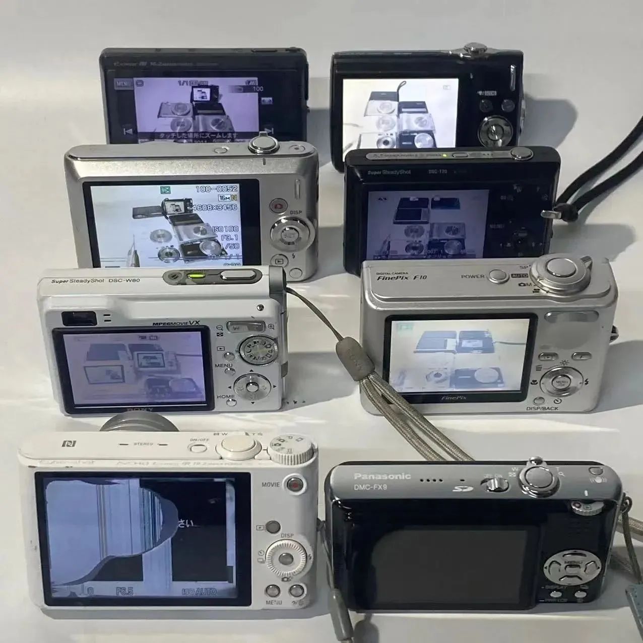 デジタルカメラまとめ売り 8台 ジャンク品 動作未確認 デジタルカメラ
