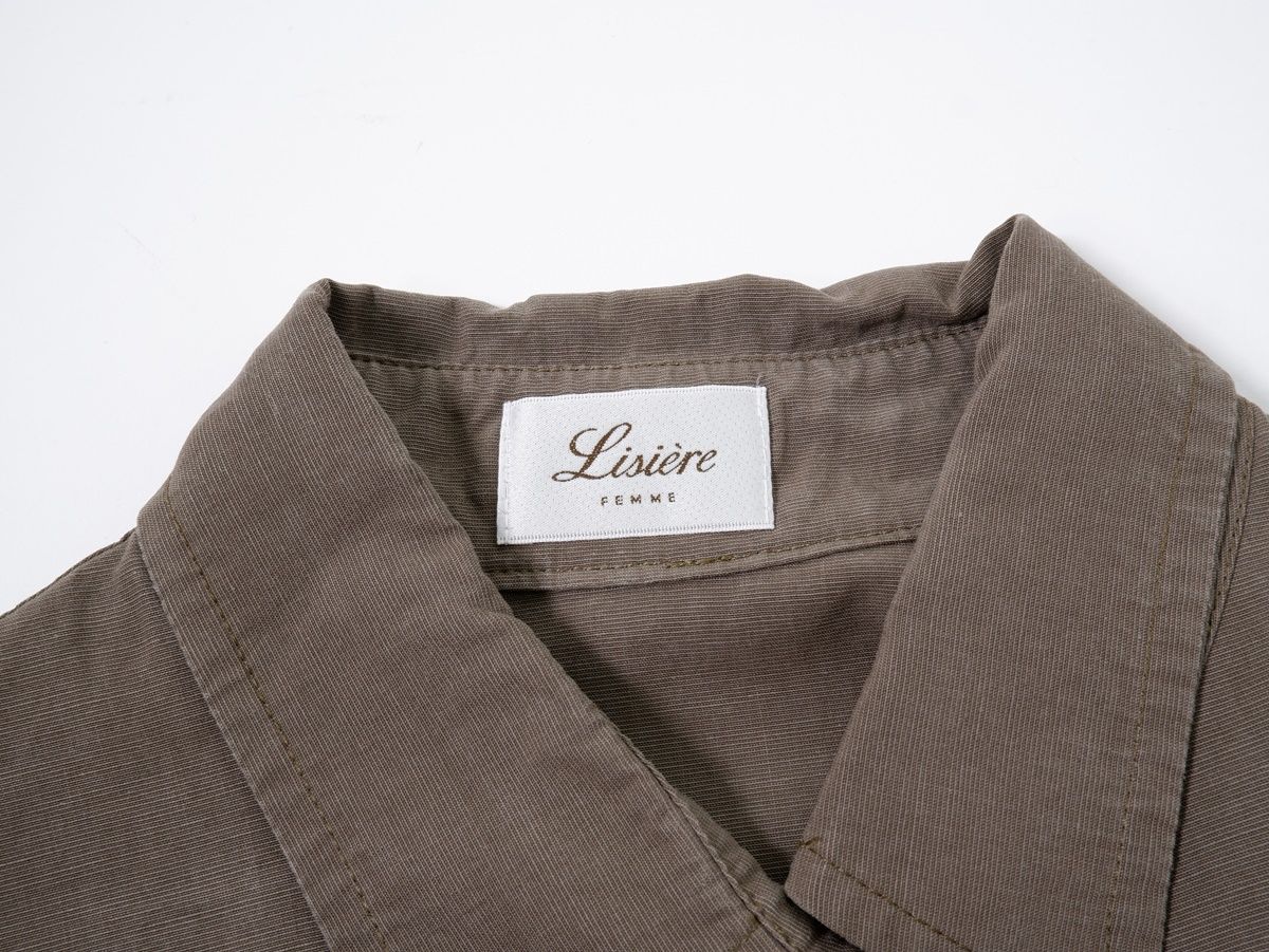 LisiereアパルトモンL'Appartement 2020SS Grosgrain Big シャツ【フリー】【LSHA73537】 L'Appartement DEUXIEME CLASSE - LisiereアパルトモンL'Appartement