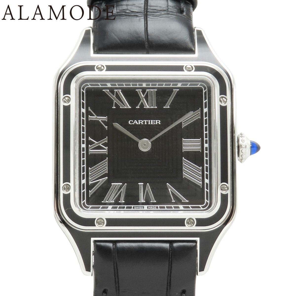 タンク ルイ カルティエ SM 純正アリゲーターストラップ スイス製 16