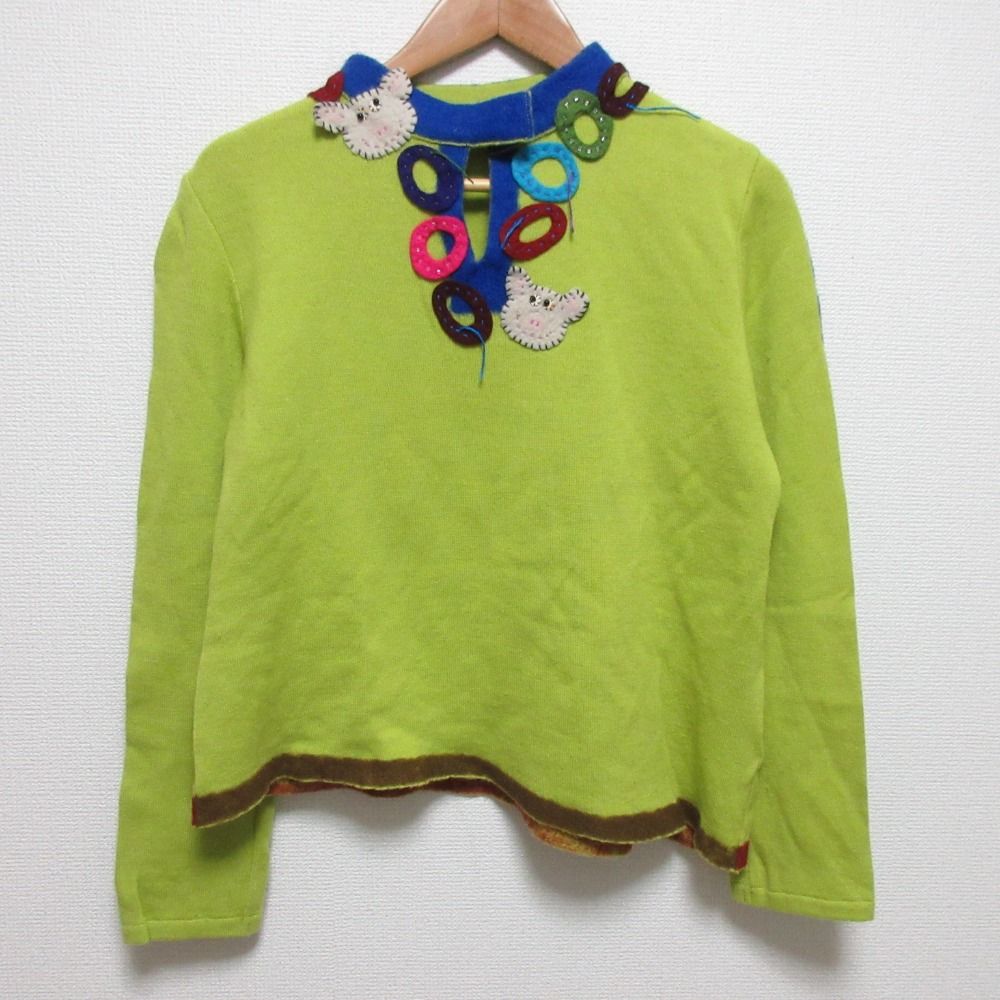 【専用】◎未使用　アルベロベロ　オレボレブラ　ニットコート　ブタさん　お花 imgrc0145931501.jpg