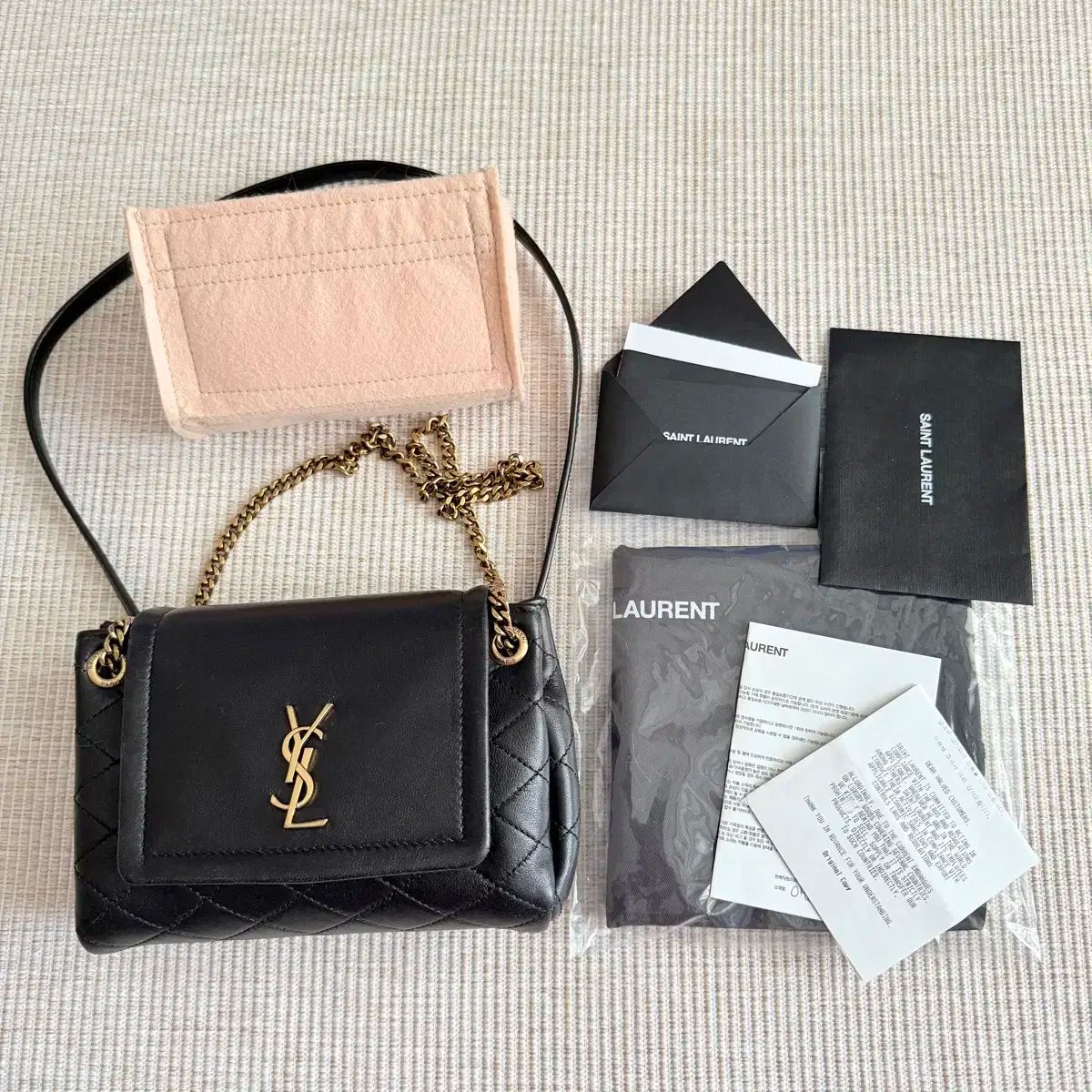 Saint Laurent サンローラン ノリタ ミニバッグ ブラック