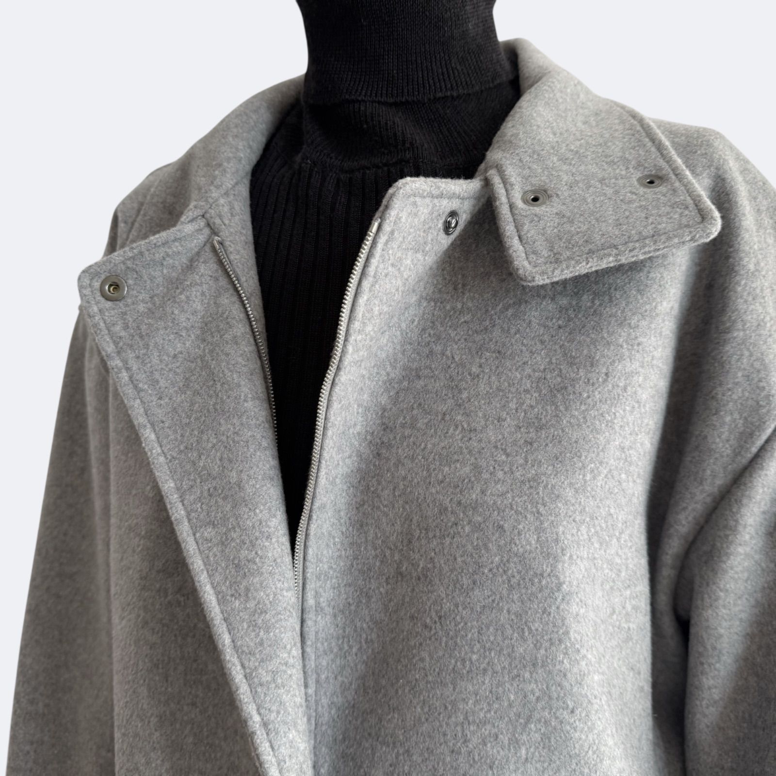 Theory セオリー ショートコート グレー レディース ジャケット ウール