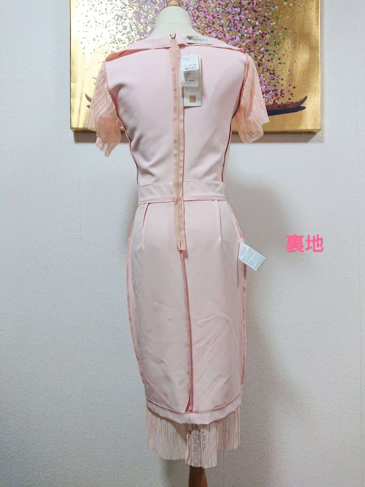 新品 未使用 タグ付き リナシメント シフォンワンピース - メルカリ