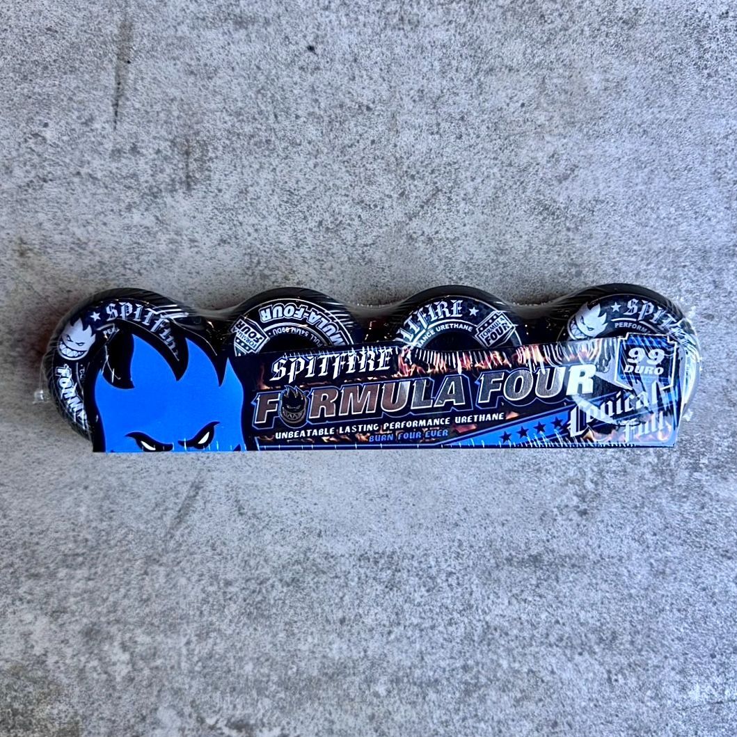 ウィール FORMULA FOUR ”Conical Full” 54mm 99DURO BLACK SPIT FIRE スピットファイヤー