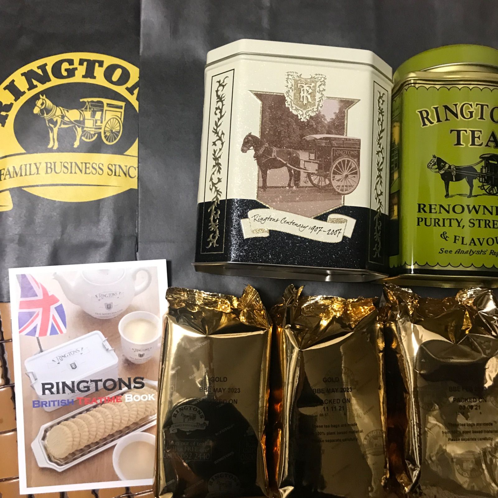 メルカリShops - 新品 リントンズ100周年記念復刻缶、トラディショナル缶紅茶セット
