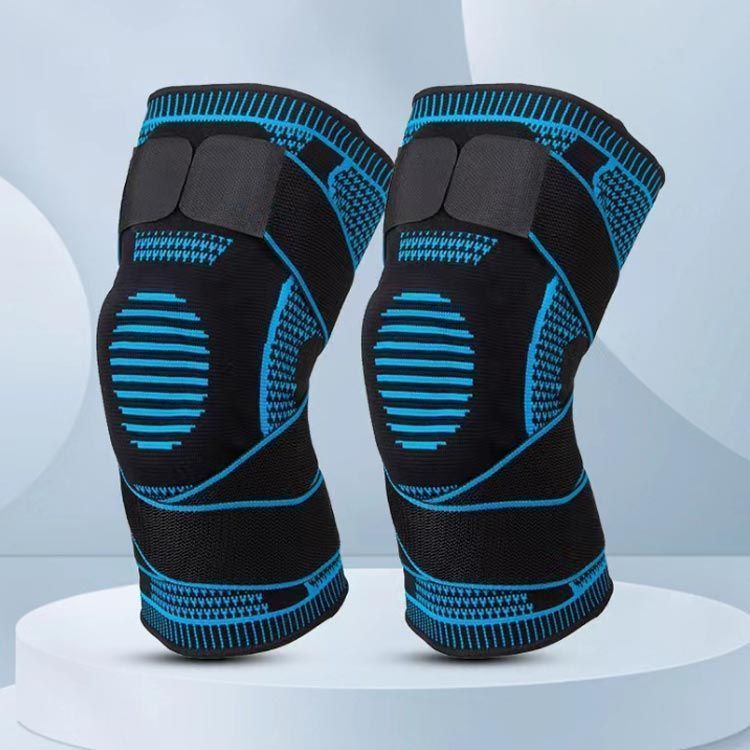 膝サポーター 大きい スプリング式 スポーツ 薄手 ひざ サポーター 簡単 ひざ ヒザ バネ入りスプリング入り 膝用 サポーター シリコンパッド内蔵 衝撃吸収 ウォーキング ランニング マラソン 半月 sam2113 WWW_SUPERTOOLSSHOP_NL