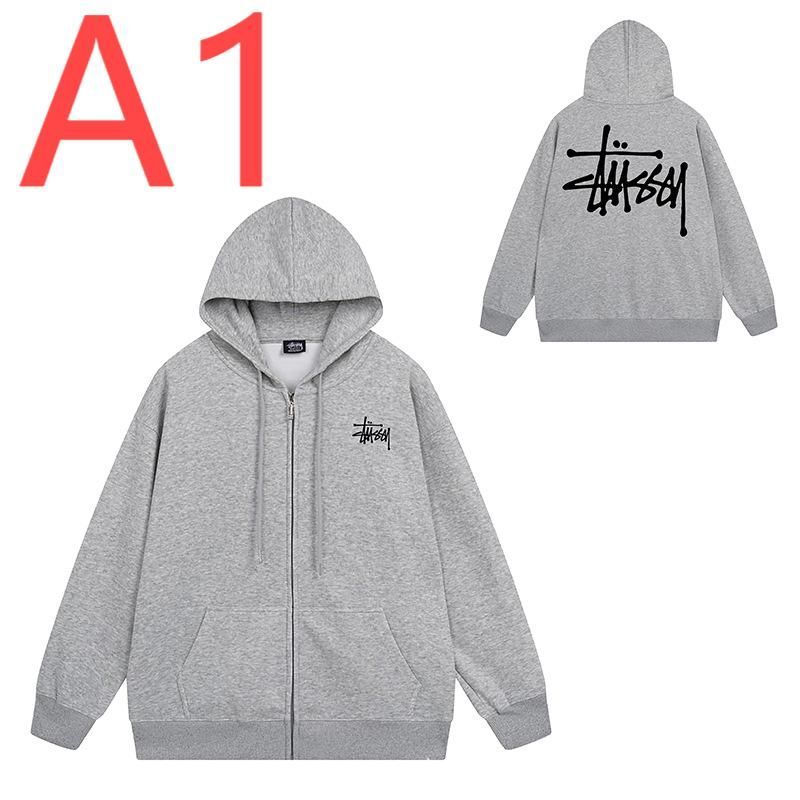 STUSSY ステューシー ベーシック ジップパーカー BASIC STUSSY   S M L XL  6色