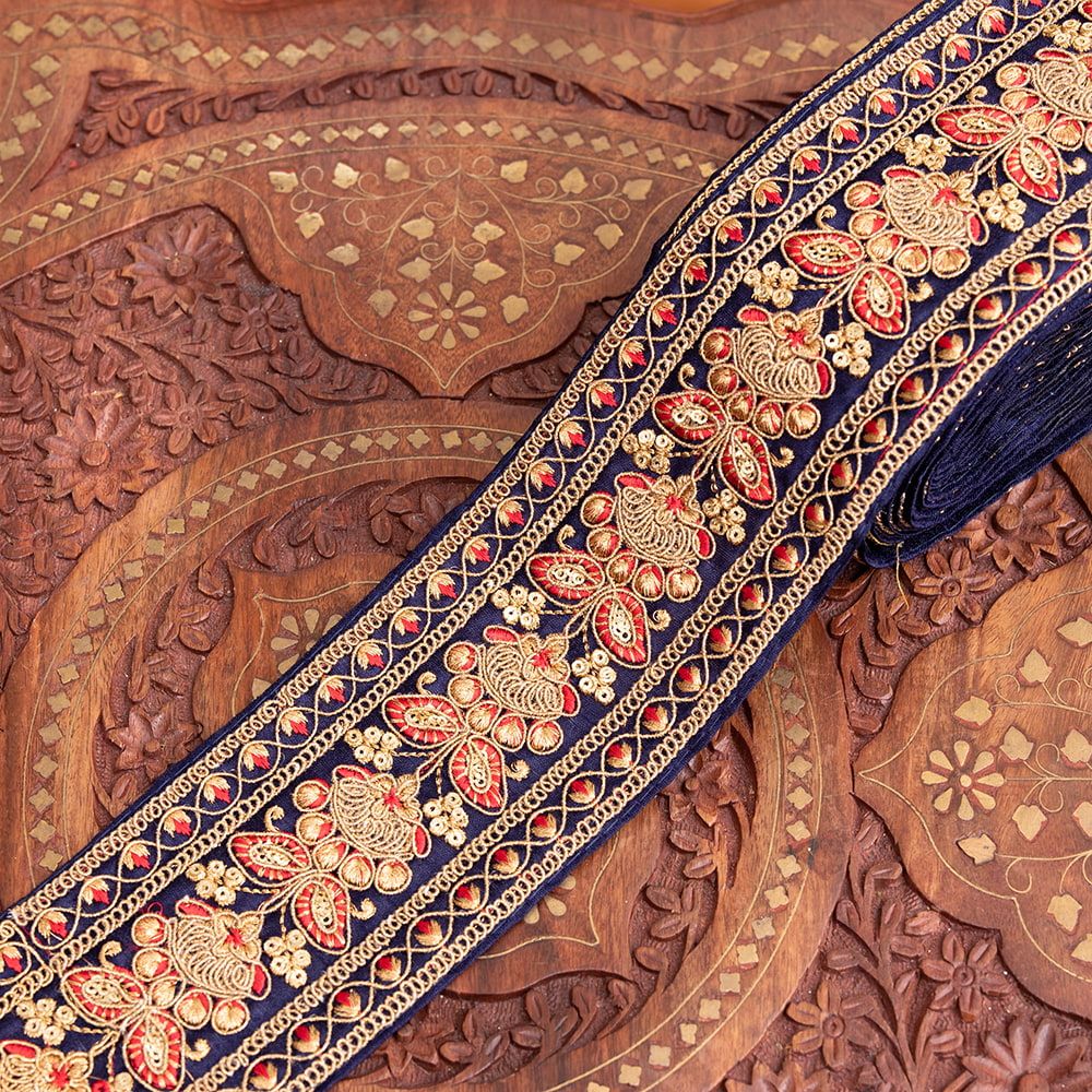 更紗模様のゴータ刺繍