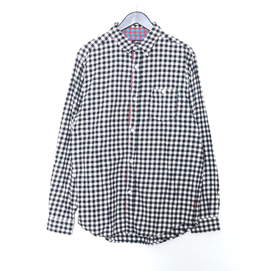 STUSSY チェック柄Tシャツ  XL