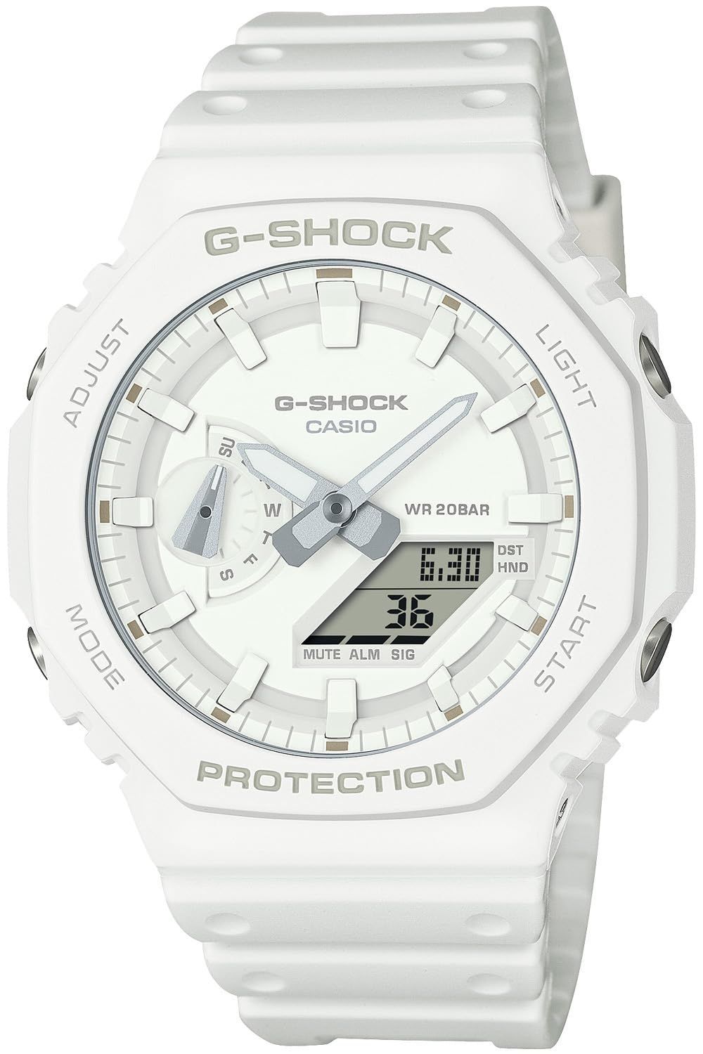 CASIO カシオ G-SHOCK ジーショック 腕時計 TONE-ONTONE series GA-2100-7A7JF メンズ ホワイト