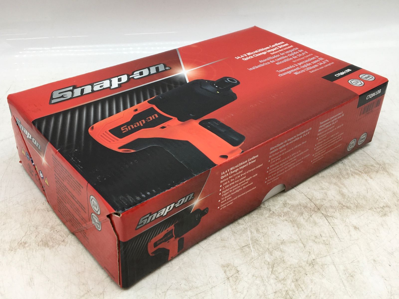 領収書発行可】 Snap-on/スナップオン コードレスインパクト 領収書発行可】 Snap-on/スナップオン コードレスインパクト