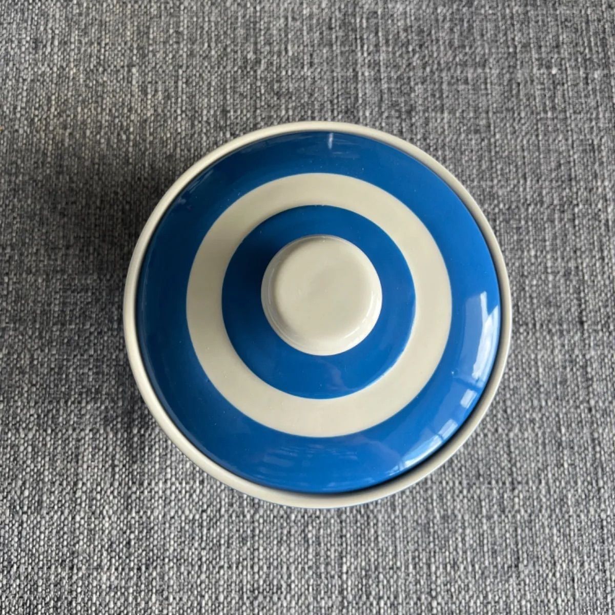 コーニッシュウェア ｜バターディッシュ｜ブルー