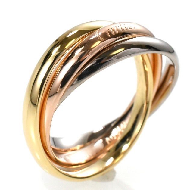 現行モデルCartier トリニティリング SM 46サイズ K18 AU750 現行モデルCartier トリニティリング SM 46サイズ K18 AU750