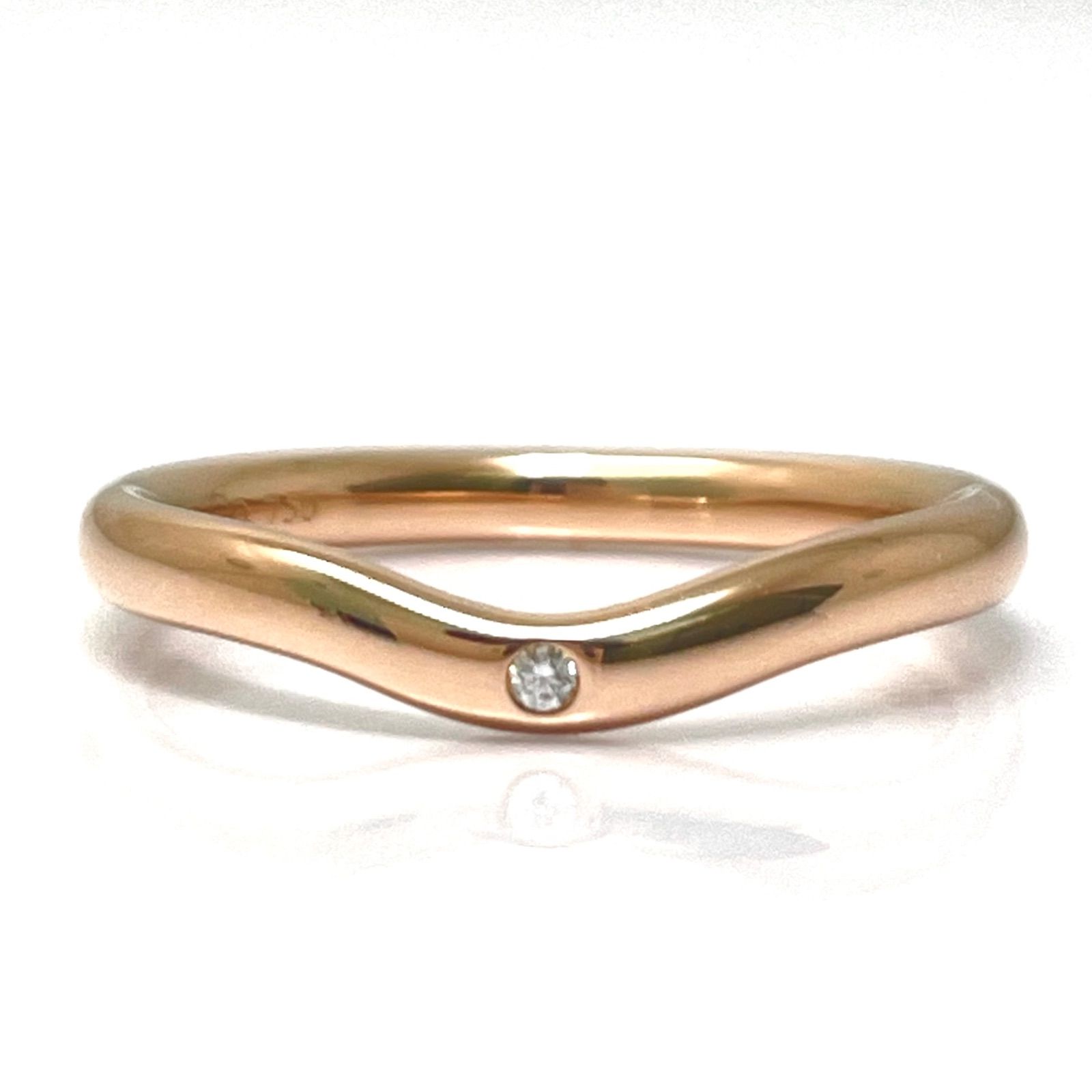 ティファニー TIFFANY&Co. カーブドバンド 9号 リング 指輪 手早い 3mm  