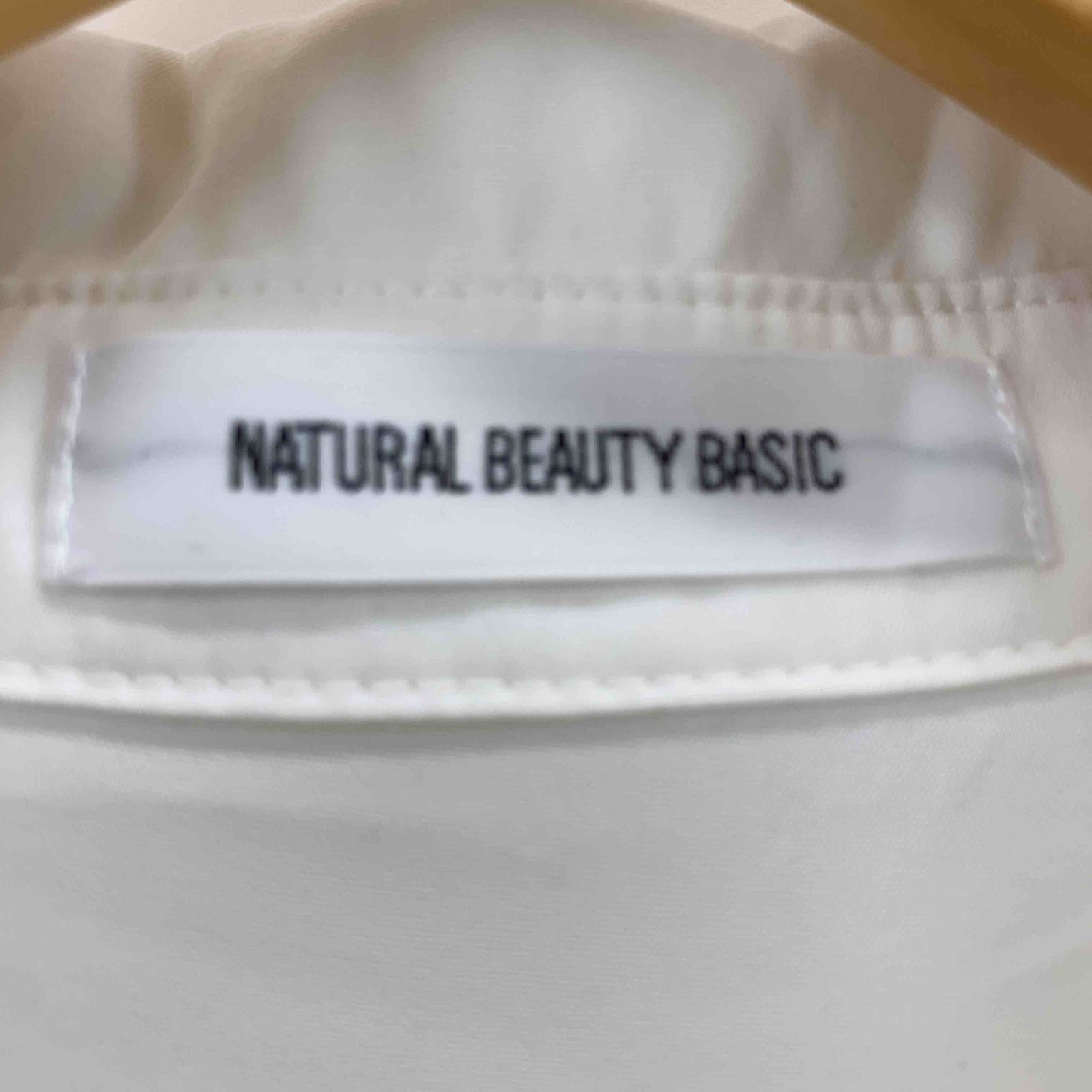 NATURAL BEAUTY BASIC ナチュラルビューティベーシック レディース 半袖ワンピース　ニットワンピ　ベージュ