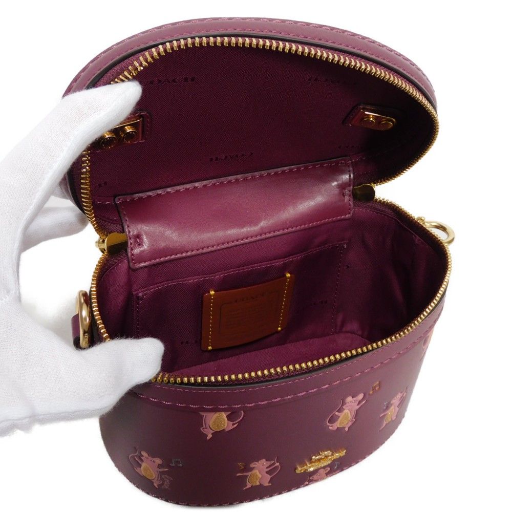 COACH コーチ トレイル バッグ ロゴ メタル バニティ スムース 2WAY 