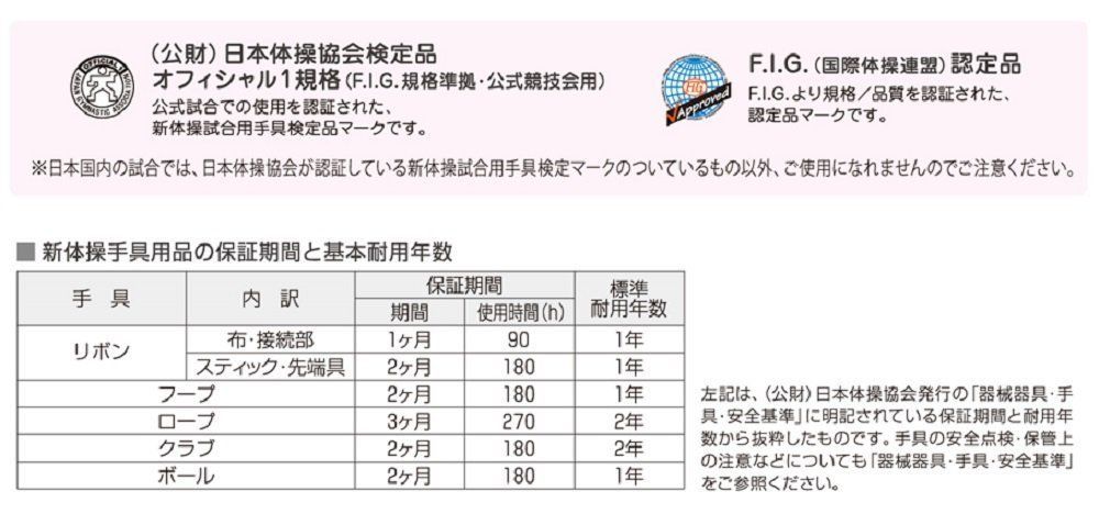 新体操 手具 クラブ 国際体操連盟認定品 ササキ(SASAKI) 日本体操協会検定品 ラバークラブ(ショート) 長さ40.5cm M-34JKH-F  - メルカリ