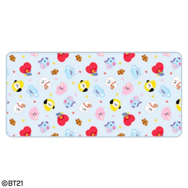 BT21 ルームマット BT21 グレー ルームマット ラグ カーペット LINEFRIENDSしまむら