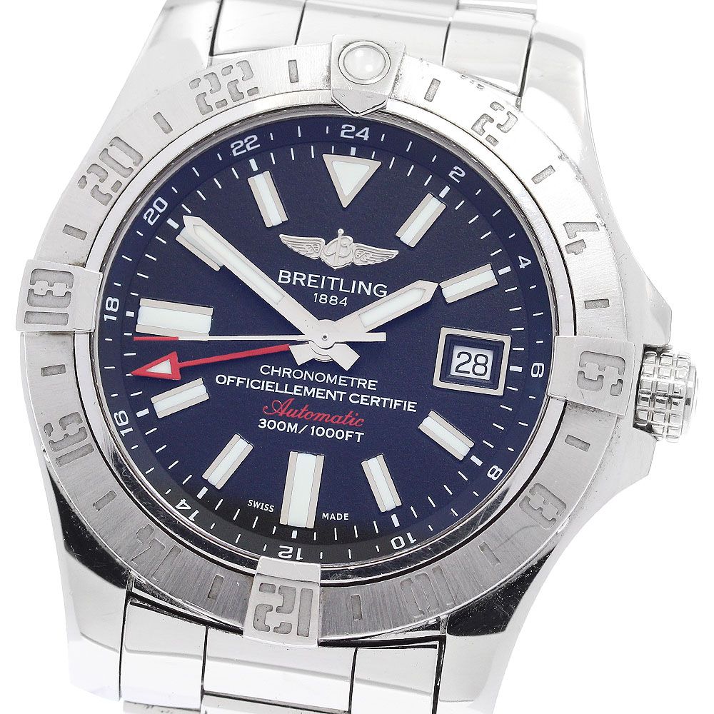 ブライトリング BREITLING A32390 アベンジャーII GMT デイト 自動巻き メンズ_888486