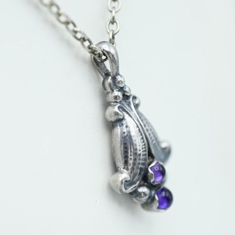 K03-k020 GEORG JENSEN ジョージジェンセン 1993 アメジスト SV925  