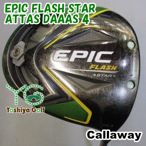 ドライバー キャロウェイ EPIC FLASH STAR/ATTAS DAAAS 4/R/10.5[94848