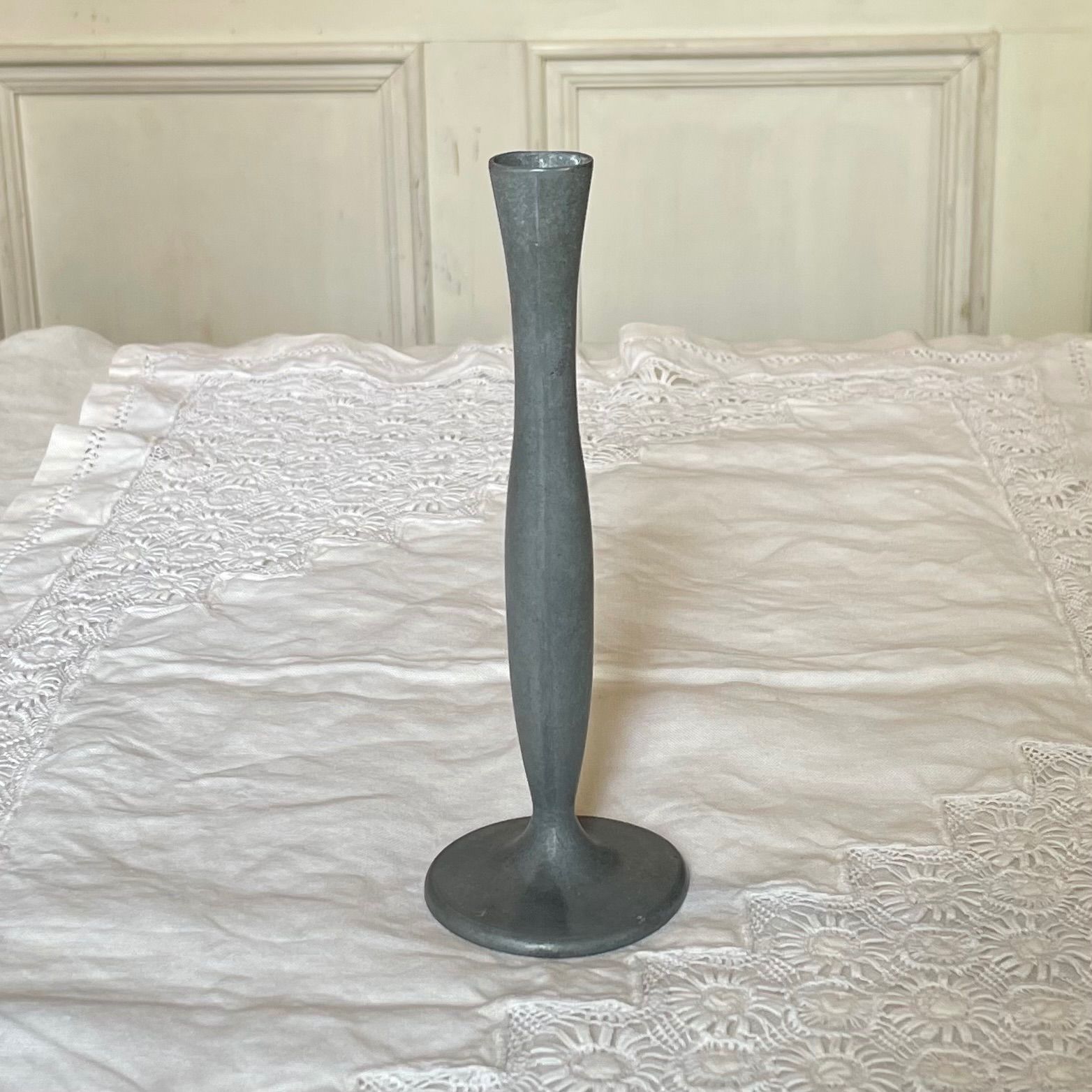 フランスアンティーク エタンと硝子の一輪挿し 花瓶 フラワー