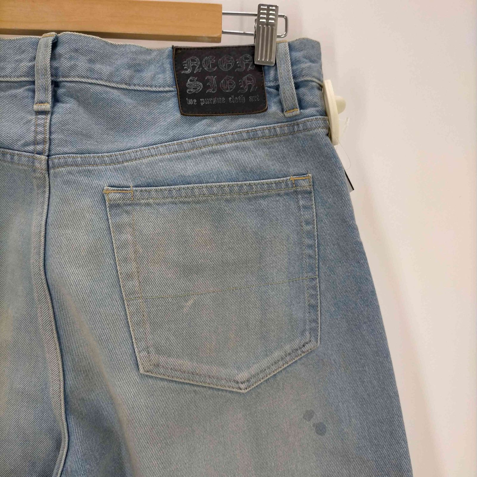 ネオンサイン NEON SIGN Loose Denim Pants メンズ 46 - メルカリ