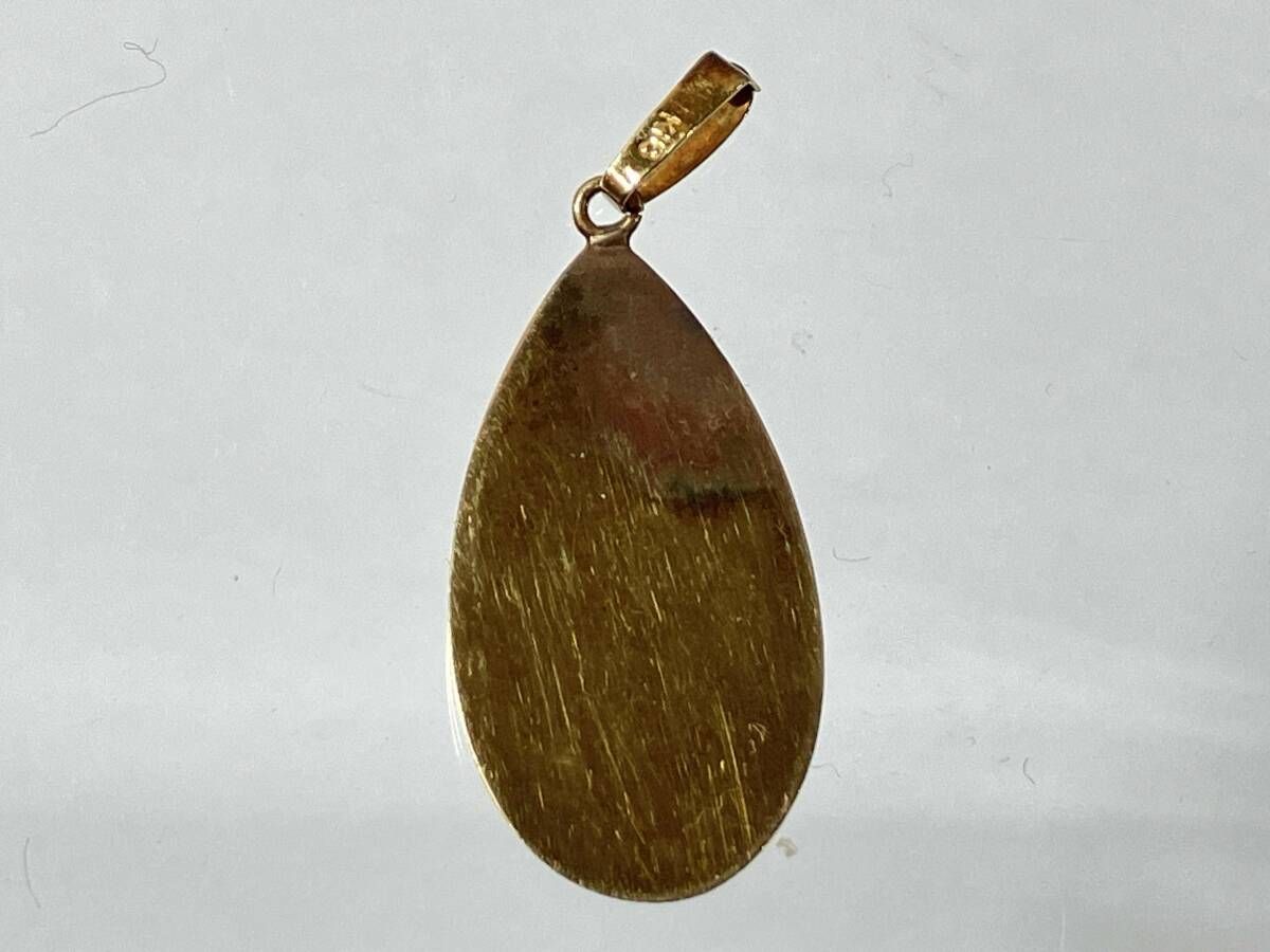 変色あり K18ゴールド 総重量約1.4g トップ