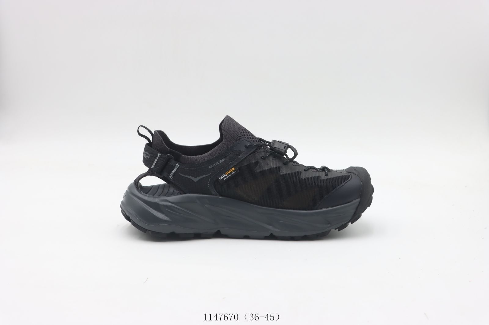 今日 ホカ ワンワン HOKA ONE ONE サンダル 黒 1147670