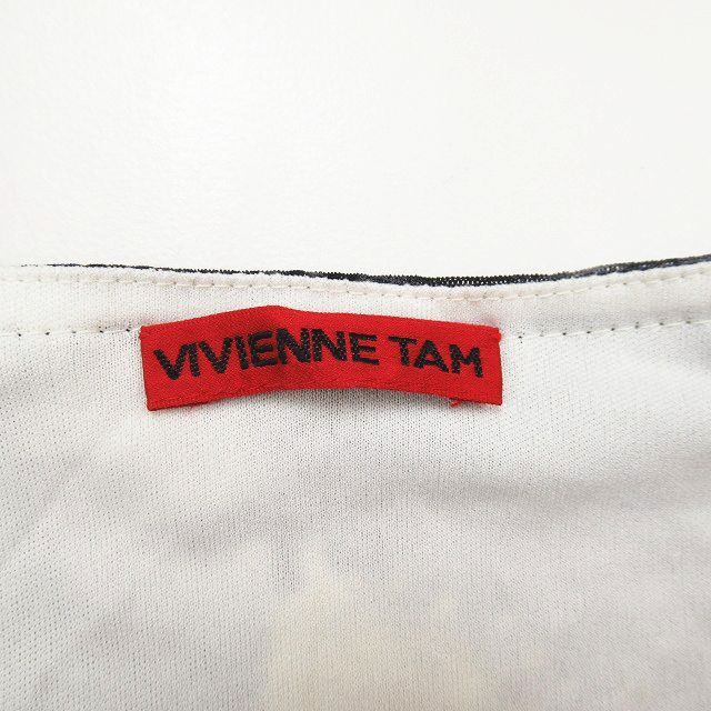 10ss ヴィヴィアンタム VIVIENNE TAM 蝶柄 バタフライ パワーネット ワンピース 半袖 ビーズ装飾 カットソー ロング丈 サイズ0  グレー系 レディース /◎ME3 - メルカリ