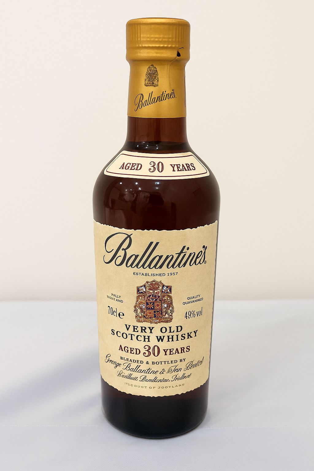 未開栓 Ballantine's 30年 スコッチウイスキー 木箱入り