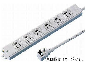 SANWA 工事物件タップ 抜け止めコンセント TAP-K6L-3(8184014)
