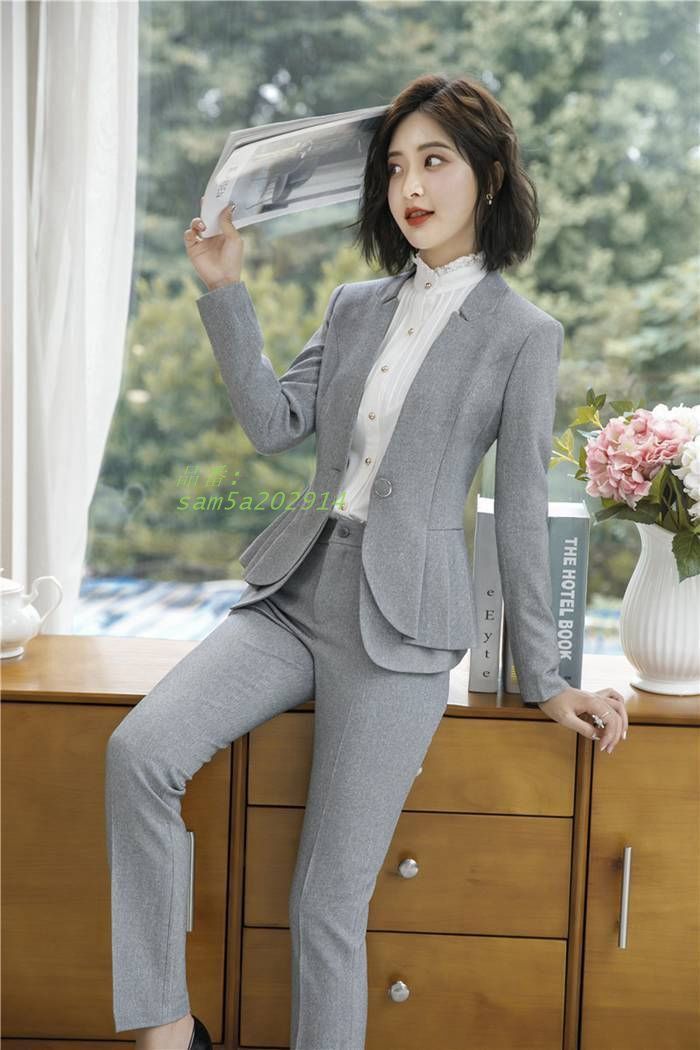 ビジネススーツ レディース リクルート パンツスーツ スカートスーツ 2TYPE 20代 オフィス ビジネス 女性 ストレッチ OL 30代 テーラード 大きいサイズ am5a202914