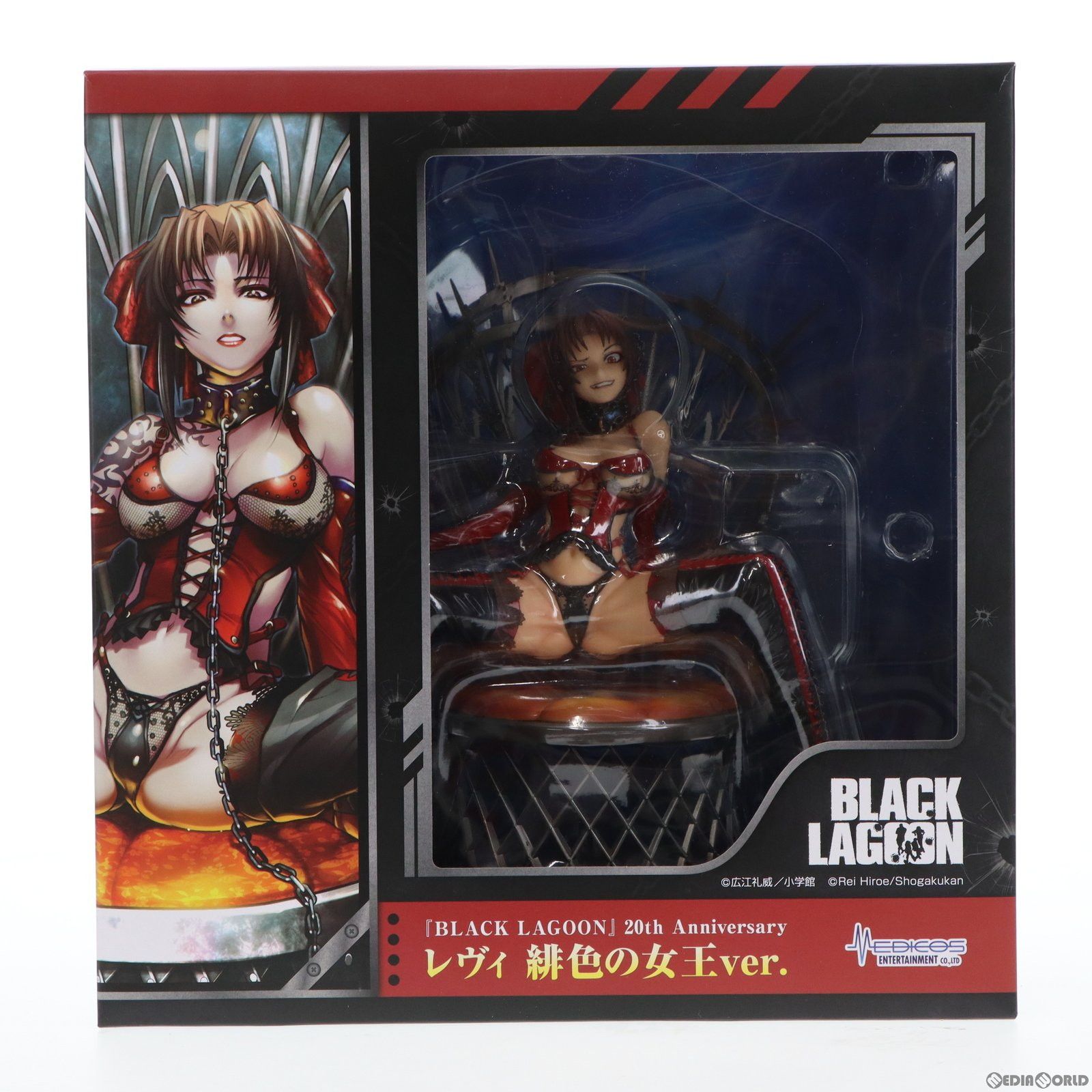 MEDICOS ONLINE SHOP限定特典付属 『BLACK LAGOON』20th Anniversary レヴィ 緋色の女王ver. ブラックラグーン 1/7 完成品 フィギュア(FG-BL001) メディコス・エンタテインメント
