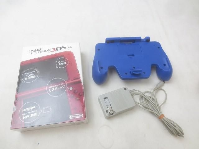 ゲーム ニンテンドー3DS LL 本体 RED-001 メタリックレッド 動作品 き