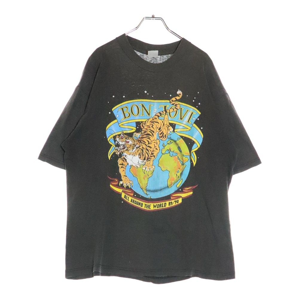 BON JOVI 1989 THE WORLD EURO FITS ヴィンテージ BON JOVI 1989 THE WORLD EURO FITS ヴィンテージ ユーロ L-XL T