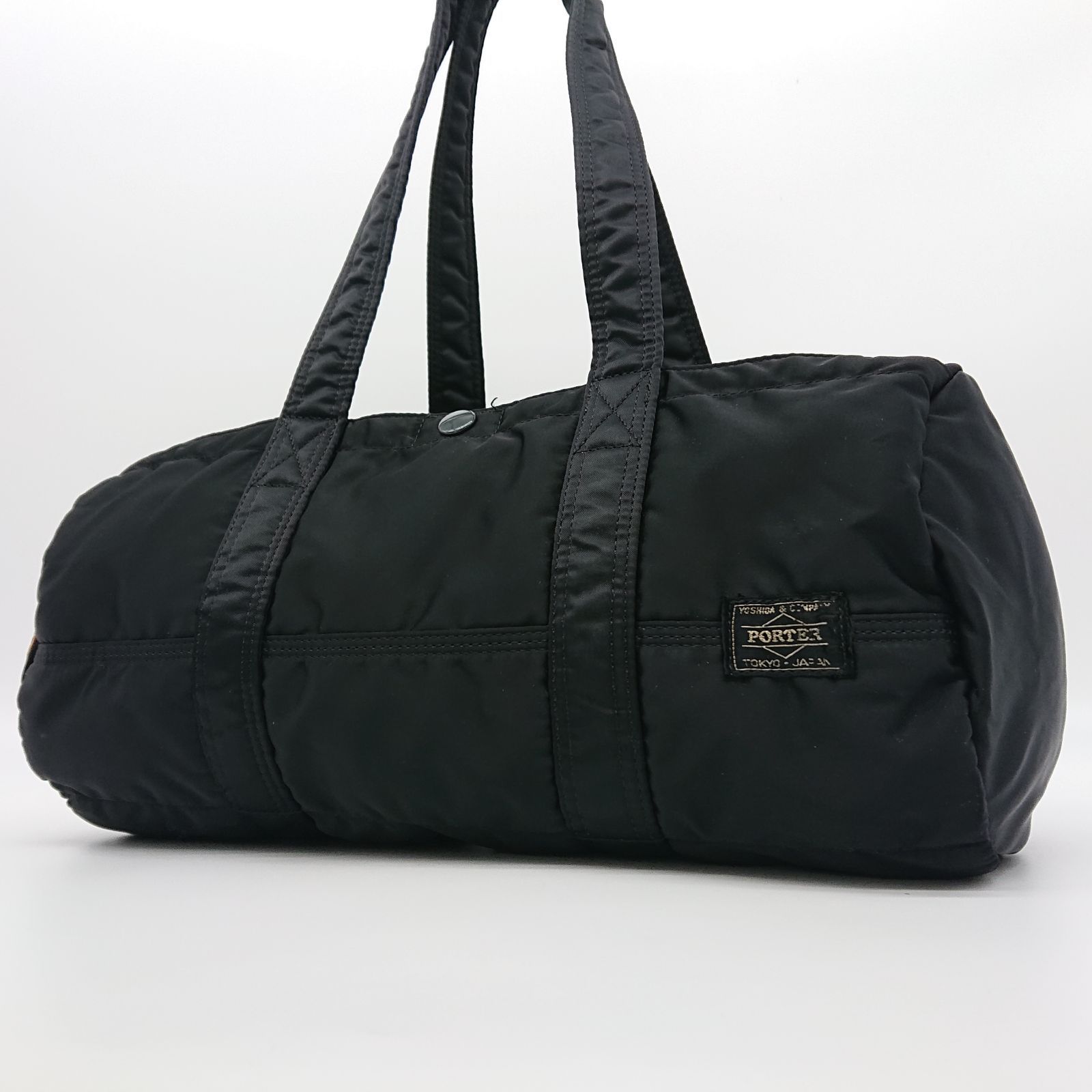 PORTER ポーター タンカー ミニボストンバッグ ドラムバッグ ブラック