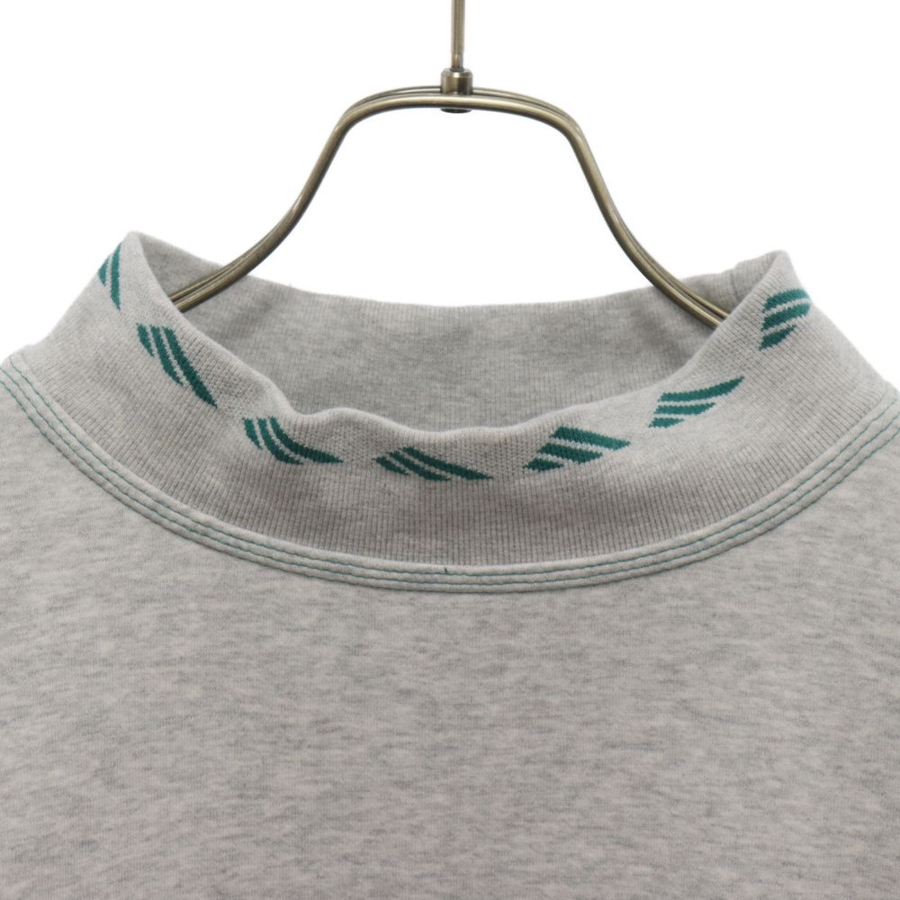 adidas (アディダス) EQT CREW RIGHT GRAY HEATHER モックネック 