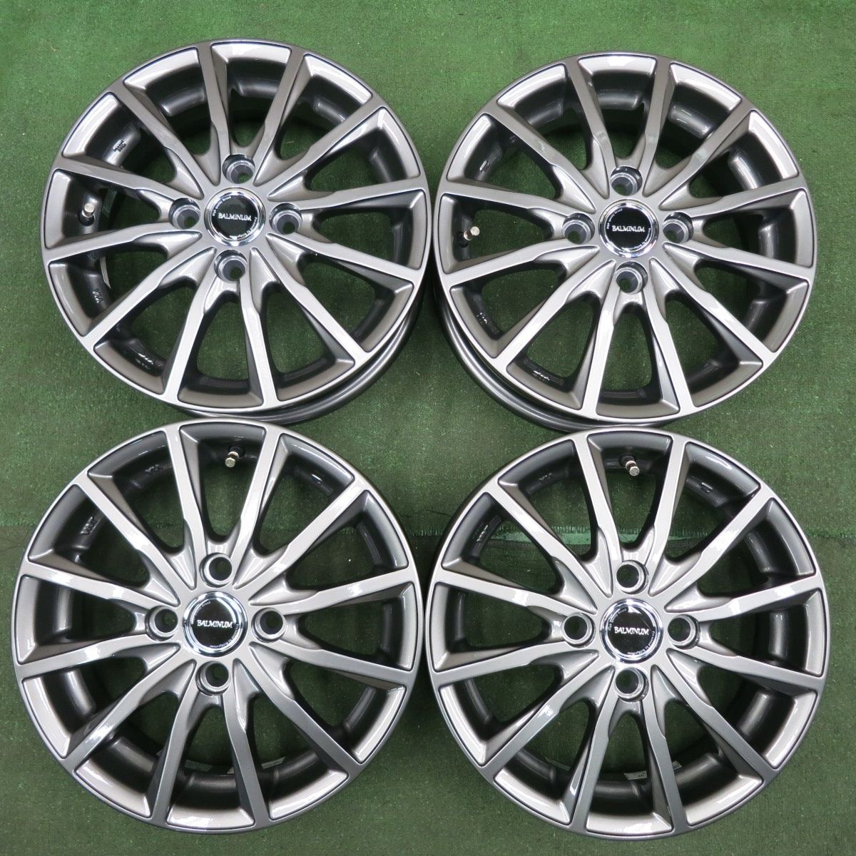 送料無料* 未使用☆BALMINUM バルミナ AR12 ブリヂストン製 14インチ ホイール 14×4.5J  PCD100/4H☆4062905HAホ - メルカリ