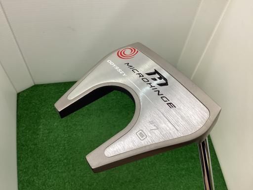 オデッセイ MICROHINGE 7 S 34インチ パター PT スチール フレックスその他 メンズ 男性用 右利き 右用 Cランク ゴルフクラブ