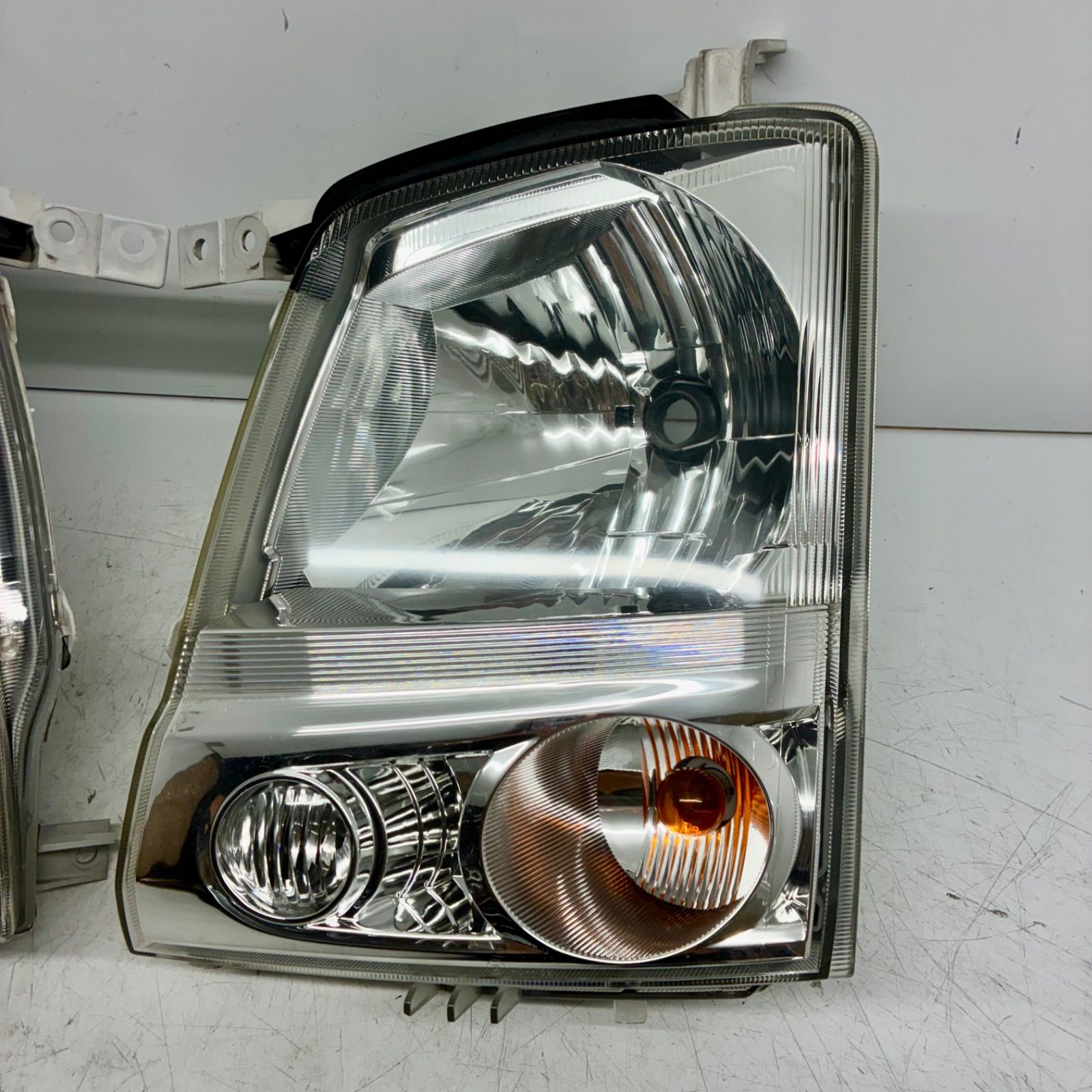 コーティング済 マツダ MJ21S MJ22S AZワゴン ヘッドライト ヘッドランプ 左右セット LR ハロゲン レベ無 koito 100-59051 P71466