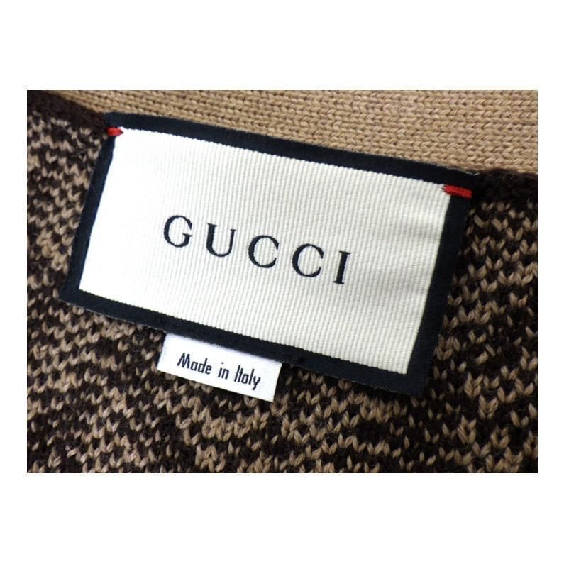 美品✨グッチ カーディガン G RAMBUS 595511 ウール ロゴ M グッチ GUCCI カーディガン G RAMBUS 595511 ウール