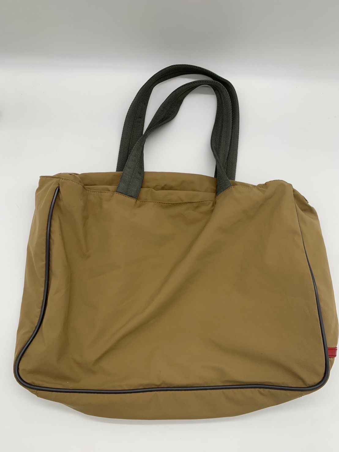 PRADA SPORT プラダスポーツ　A4可　トートバッグ　カーキ PRADA SPORT プラダスポーツ ナイロントートバッグ 4VA062