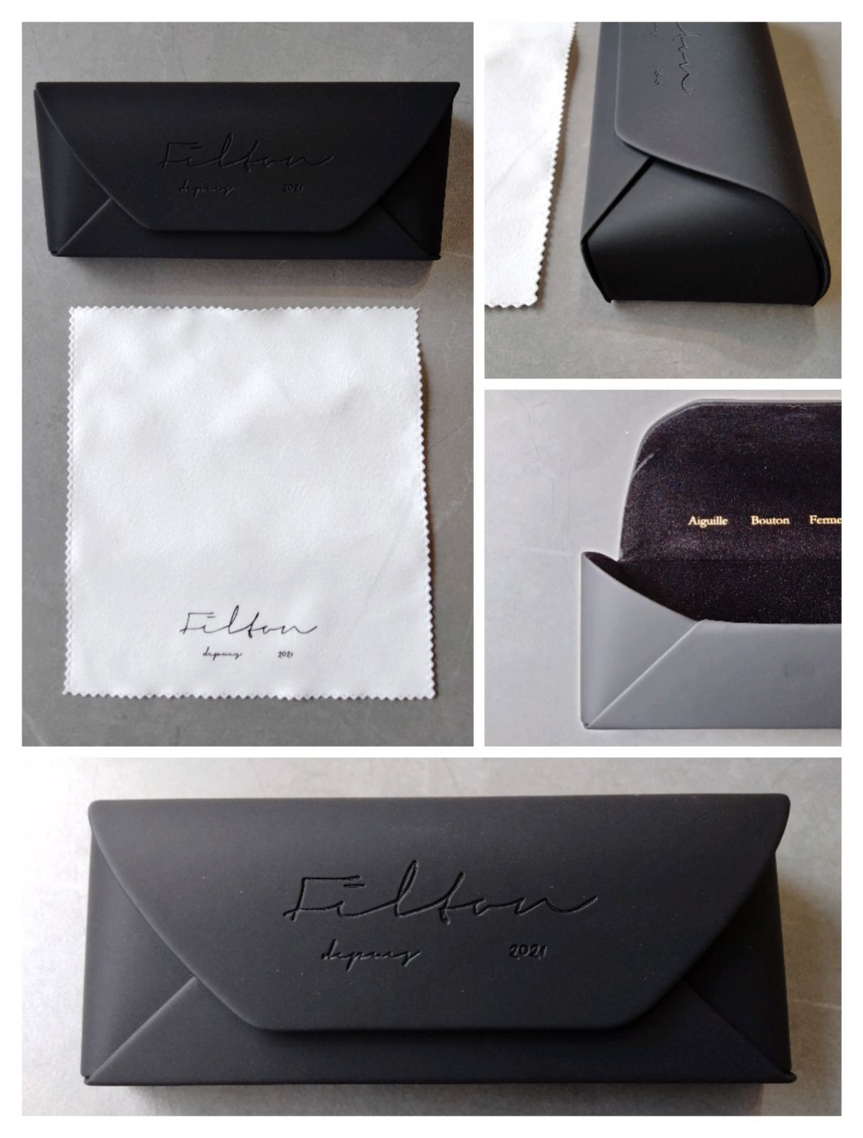 Filton(フィルトン)「Aiguille 07」Couleurs - 1/BLACK × Clear（縫い Filton(フィルトン)「Aiguille 07」BLACK