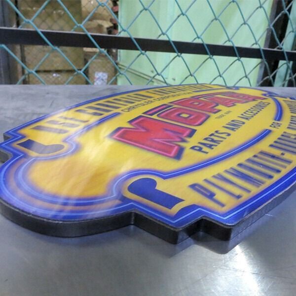  レンチキュラー サイン MOPAR SHIELD アメリカン雑貨 アンティーク雑貨 美術品 アンティーク コレクション