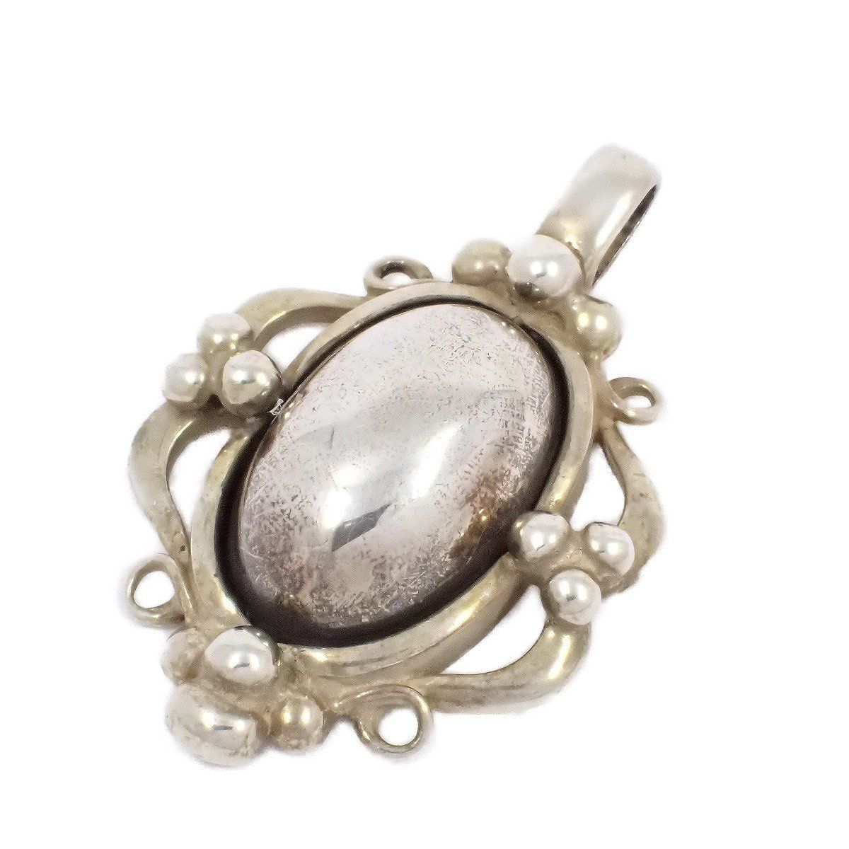 美品★ジョージジェンセン 1989 イヤー ペンダント トップ ネックレス 美品☆ジョージジェンセン 1989 イヤー ペンダント トップ ネックレス