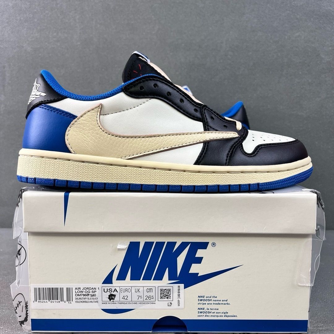 Travis Scott × Fragment × Air Jordan 1 D27 - メルカリ